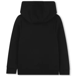 Zip-up hooded sweatshirt