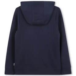 Zip-up hooded sweatshirt