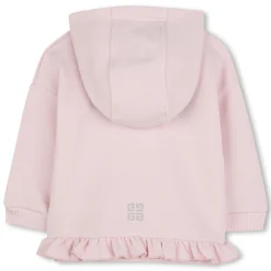 Zip-up hooded sweatshirt