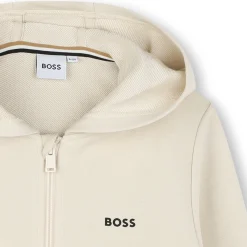 Zip-up hooded sweatshirt