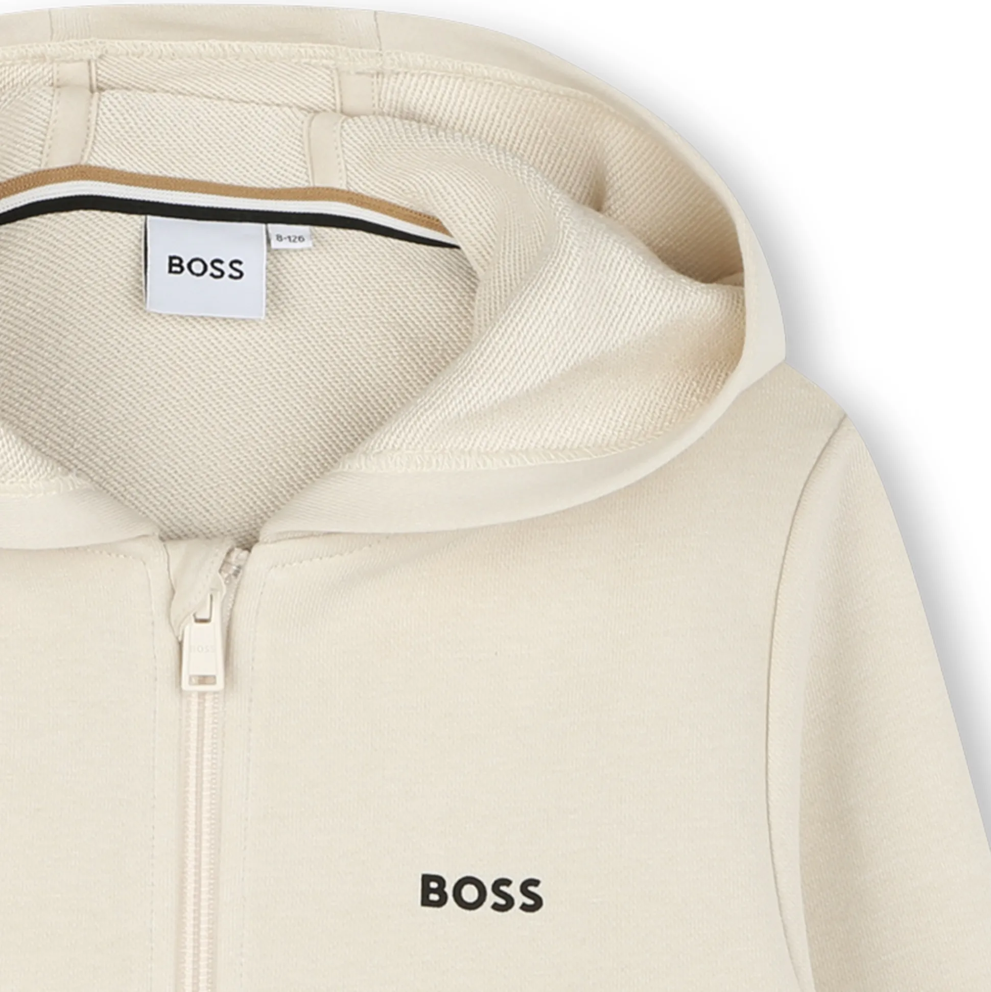 Zip-up hooded sweatshirt