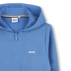 Zip-up hooded sweatshirt