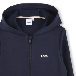 Zip-up hooded sweatshirt