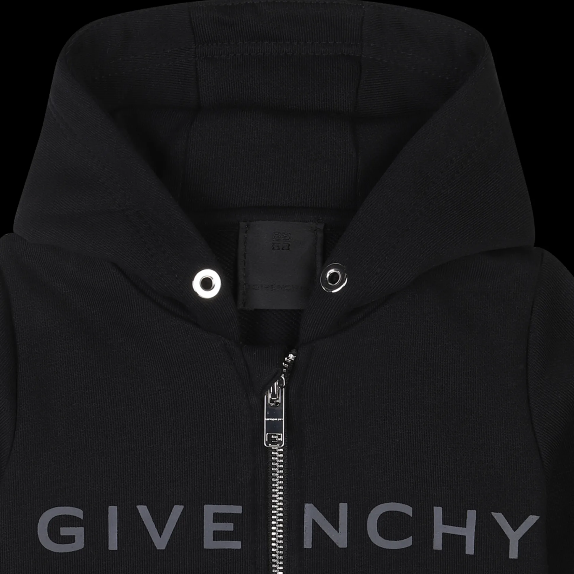 Zip-up hooded sweatshirt