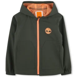 Zip-up hooded windbreaker