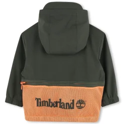 Zip-up hooded windbreaker