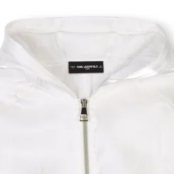 Zip-up hooded windbreaker