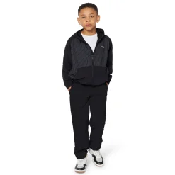 Zip-up hooded windbreaker