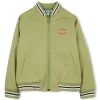 Zip-up jacket with lining