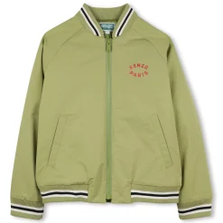 Zip-up jacket with lining