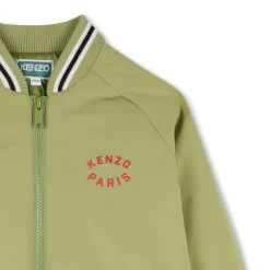 Zip-up jacket with lining