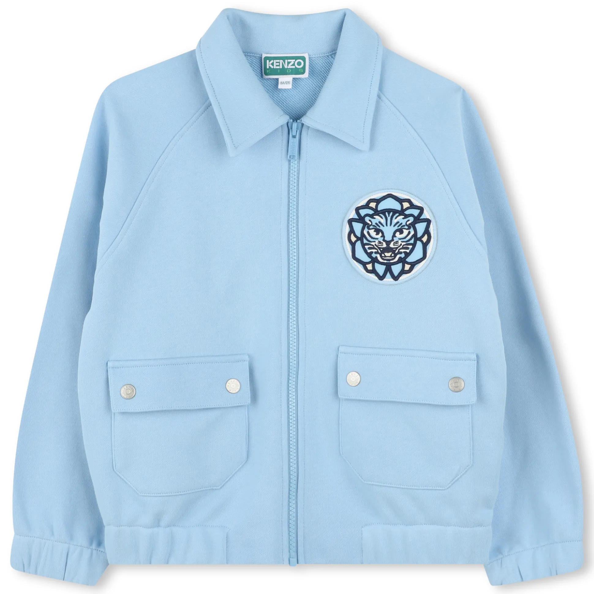 Zip-up jogging sweatshirt