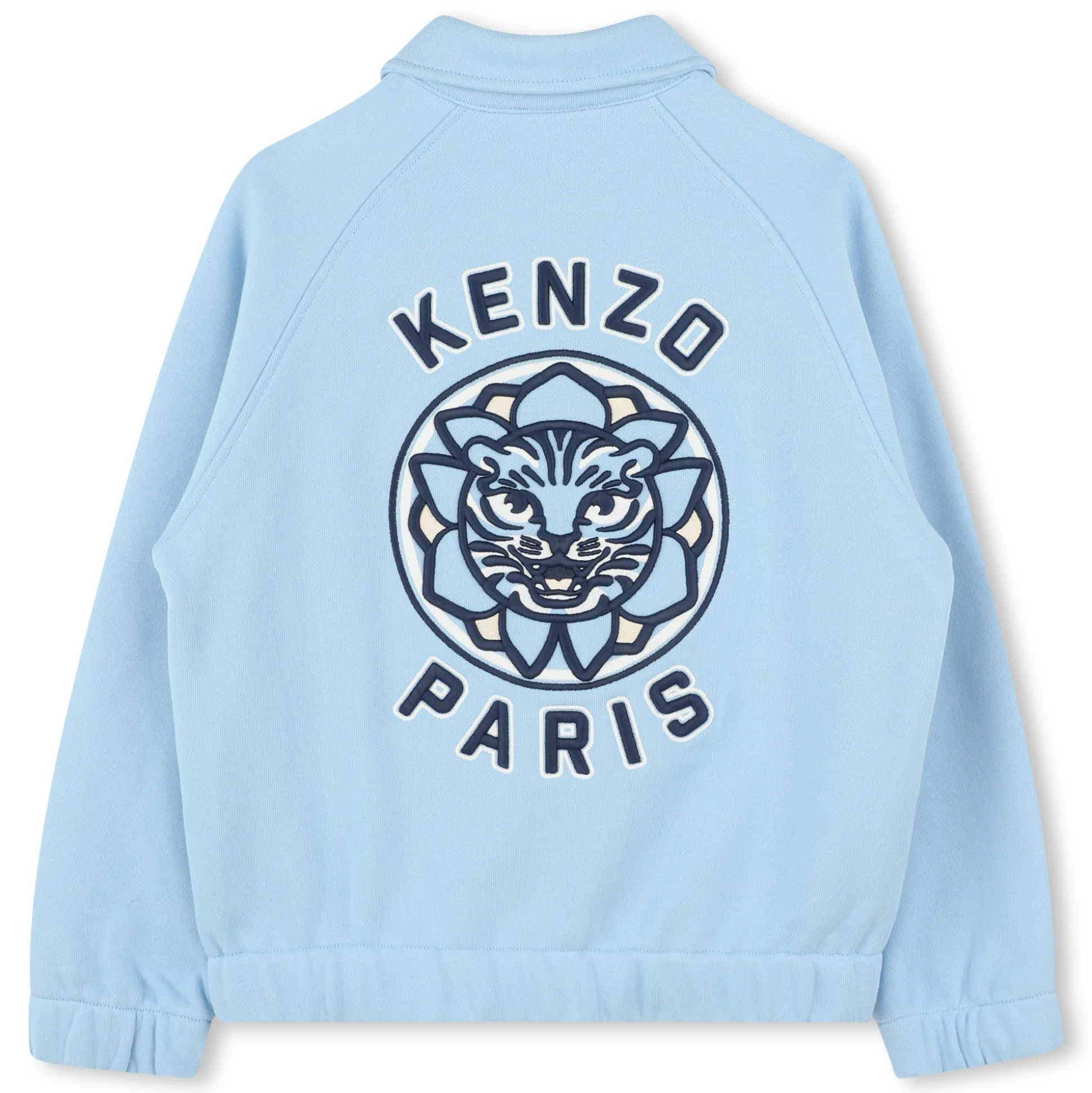 Zip-up jogging sweatshirt