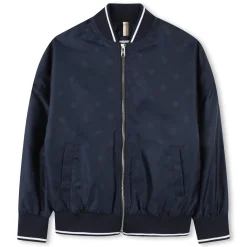 Zip-up printed jacket