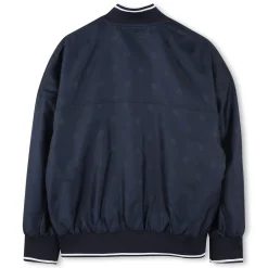 Zip-up printed jacket