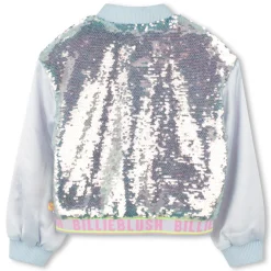 Zip-up sequin jacket
