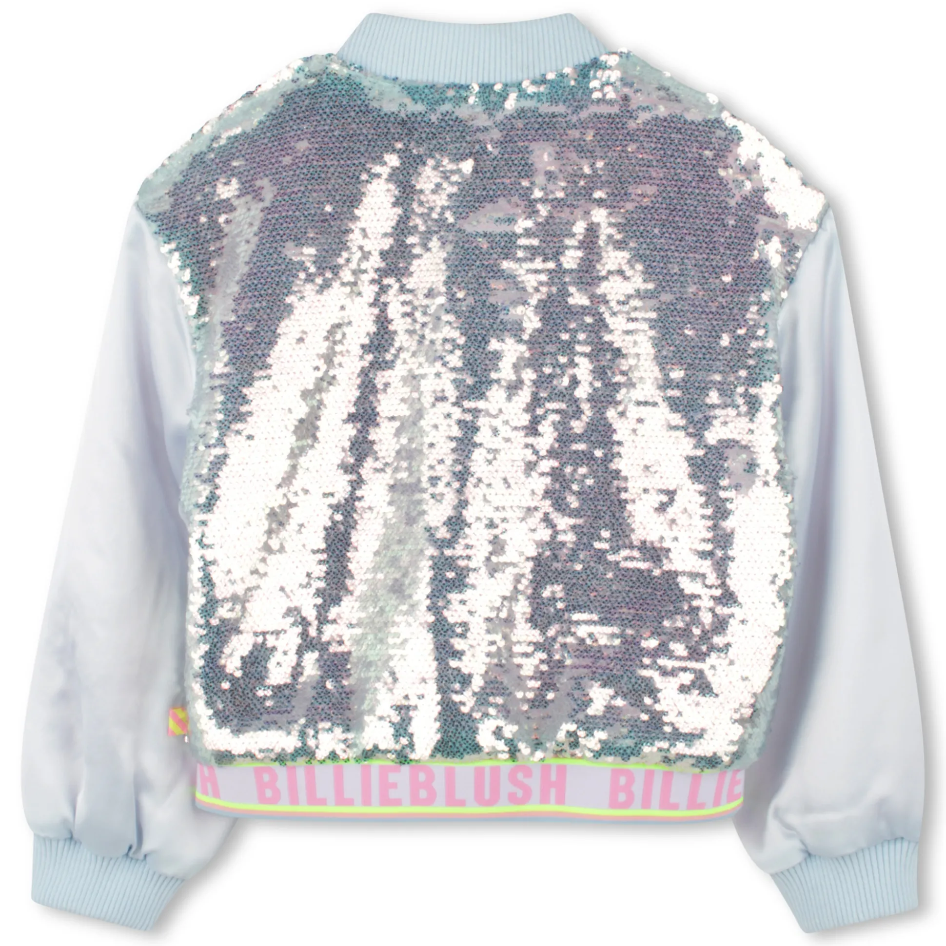 Zip-up sequin jacket