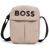 Zip-up shoulder bag