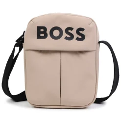 Zip-up shoulder bag