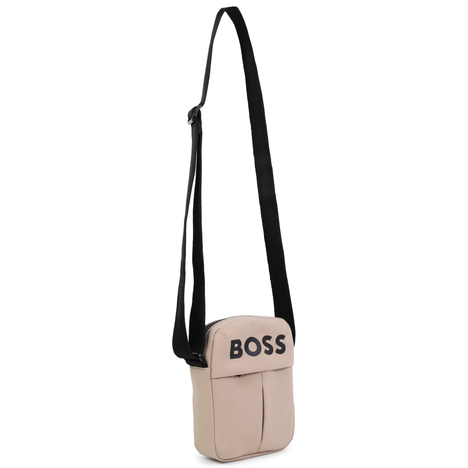 Zip-up shoulder bag