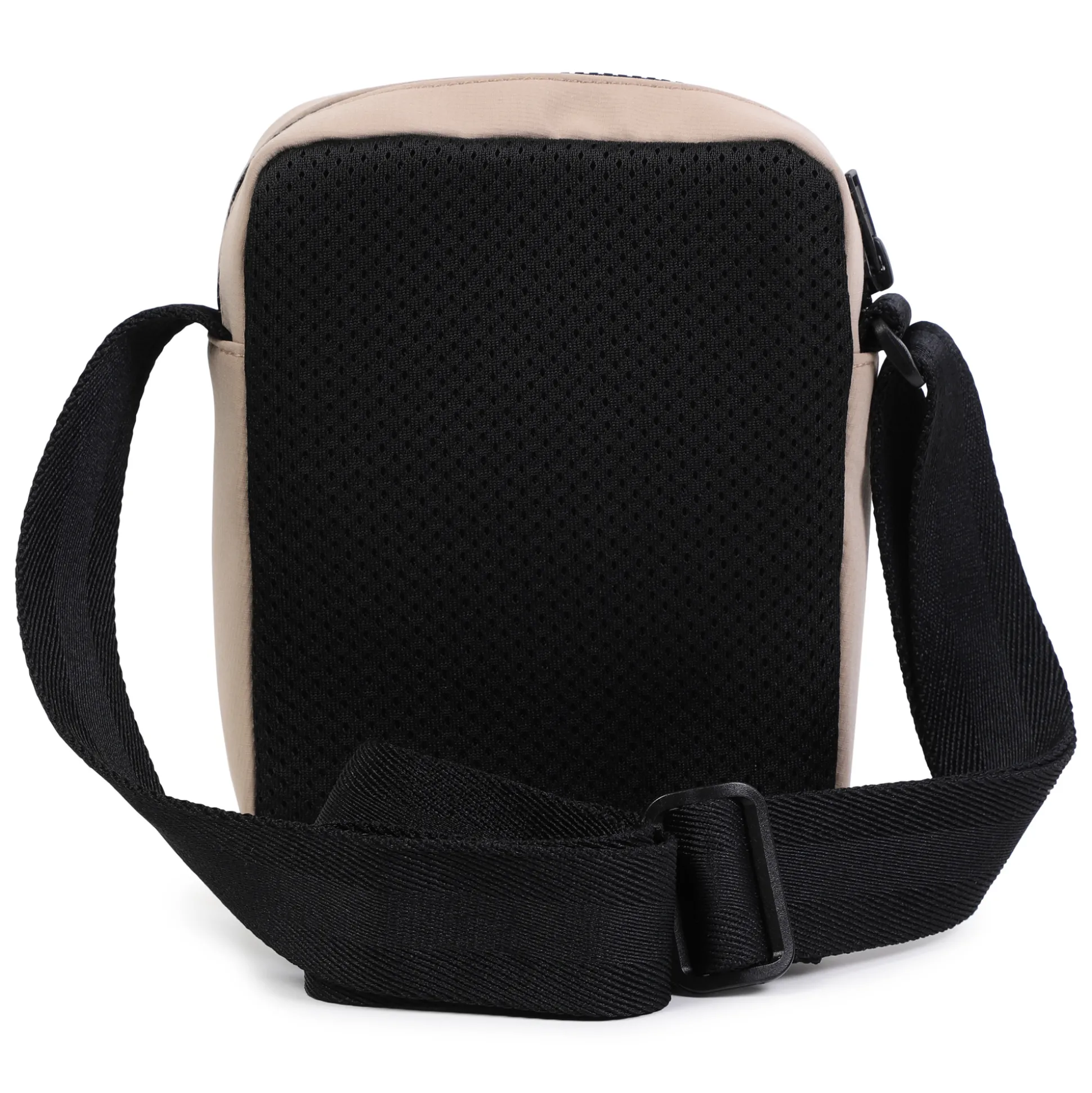 Zip-up shoulder bag